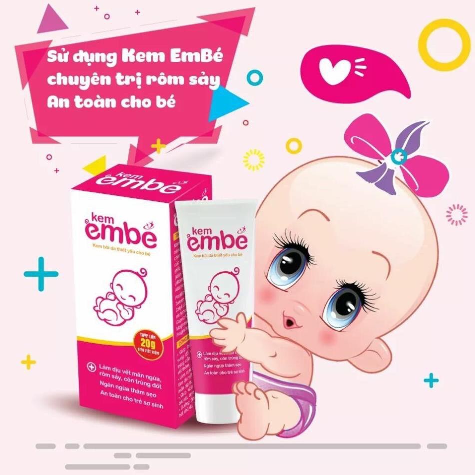 ✅ [CHÍNH HÃNG] Kem Em Bé – Giúp giảm viêm do muỗi đốt, côn trùng cắn, lám mát da, hết mẩn ngứa, hăm ta, trầy xước