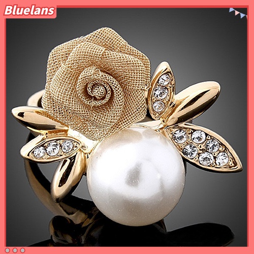 Nhẫn mạ vàng đính ngọc thời trang cá tính cho nữ