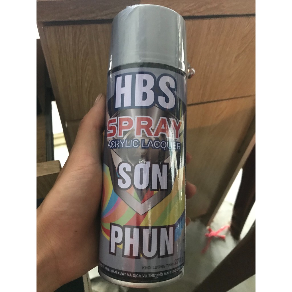 Sơn Xịt HBS Spray Màu Nhũ Bạc A300