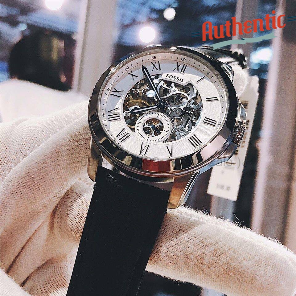 ĐỒNG HỒ NAM FOSSIL GRANT AUTOMATIC SELF WIND SKELETON DIAL MEN'S ME3053