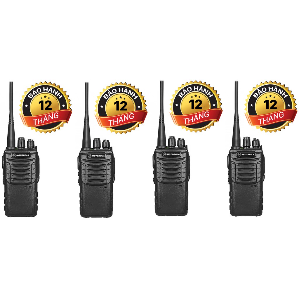 Bộ 4 Bộ đàm Motorola chất lượng cao GP728 (Siêu bền bỉ)