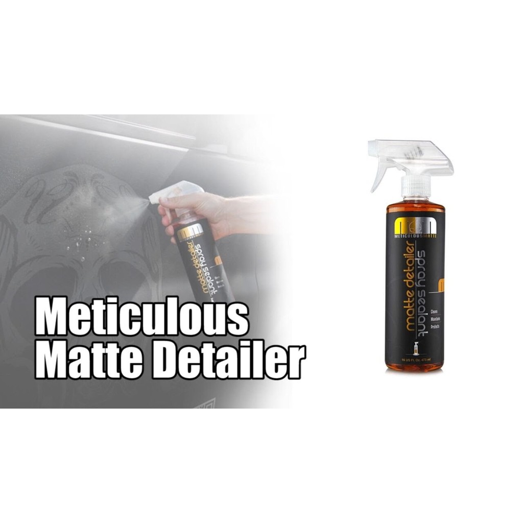 Nano Sealant dạng xịt bảo vệ làm mới sơn mờ Chemical Guys Meticulous Matte Detailer 16oz ducthanhauto
