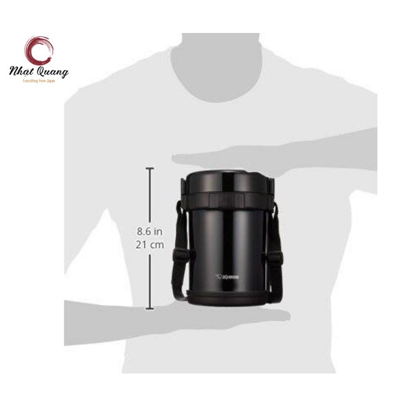 Hộp cơm giữ nhiệt Zojirushi màu đen