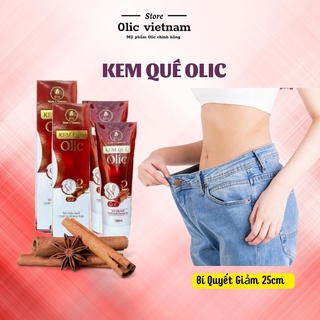 Kem tan mỡ quế olic , gel giảm mỡ thừa chính hãng mua combo 3 lọ