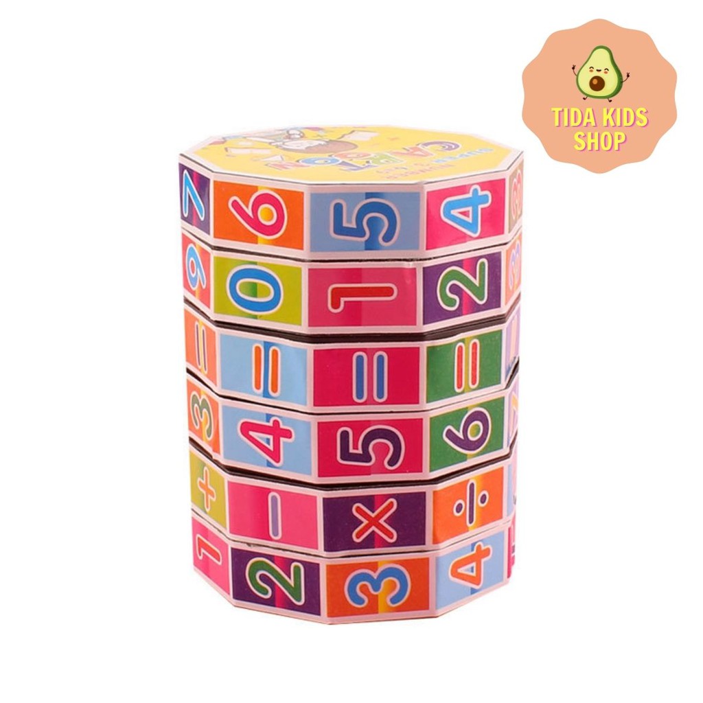 Đồ Chơi Rubik Toán Học 6 Tầng Giúp Bé Phát Triển Kỹ Năng Tư Duy, Đồ Chơi Toán Học TiDa Kids Shop Cho Bé Giá Tốt