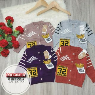 Combo 2 áo len Quảng Châu cho bé iu