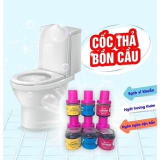Cốc thả bồn cầu HÀN QUỐC hương hoa cao cấp, khử mùi bồn cầu, diệt khuẩn -180g