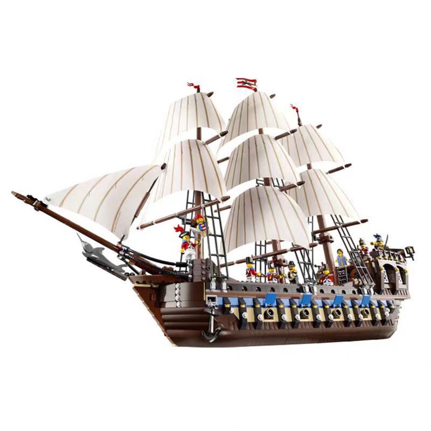 Lego Thuyền cướp biển trung cổ Anh đồ chơi lắp ráp giúp trẻ thông minh sáng tạo