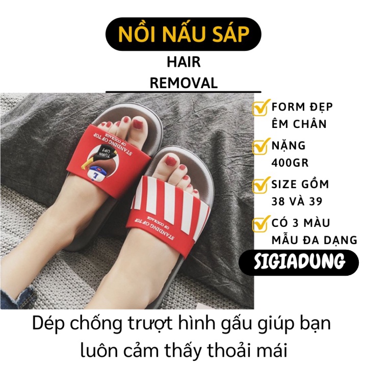 GIÁ SỈ Dép chống trượt hình gấu thích hợp mang đi chơi, đi làm, đi học, đặc biệt cho các bạn năng động 6077