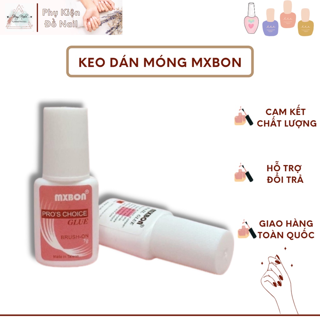 Keo dán móng Mxbon 💥 HÀNG CHÍNH HÃNG 💥 Keo dán móng Mxbon 7g nhanh khô