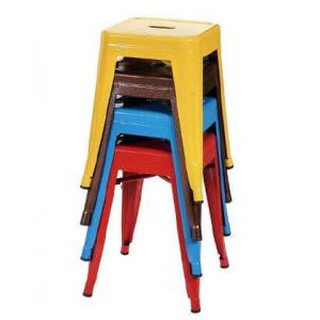 Ghế Sắt Đôn Bar Không Lưng Thấp Furnist Tolix H45 NK