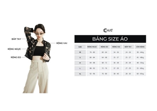 Áo Sơ Mi CCHAT Cổ Buộc Dài Tay CCHAT