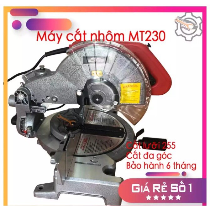 Máy cắt nhôm trượt đa góc MT230 - tặng kèm lưỡi cắt nhôm