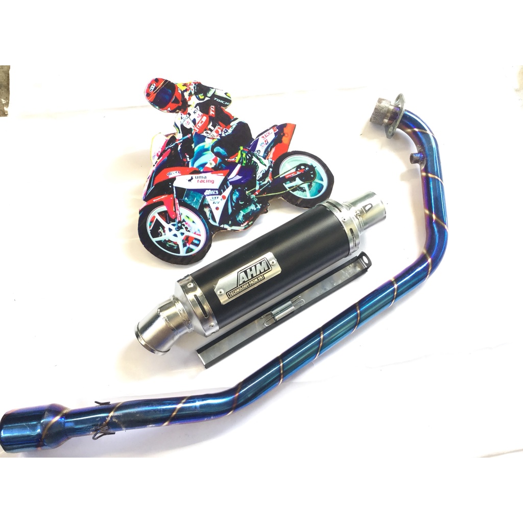Pô AHM ĐEN cả cổ titan wave, cup, dream, 67, axelo, exciter 50cc, exciter, winer, sonic,...