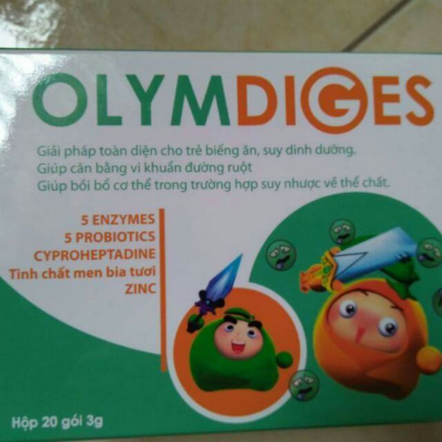 Men hấp thu olymdiges