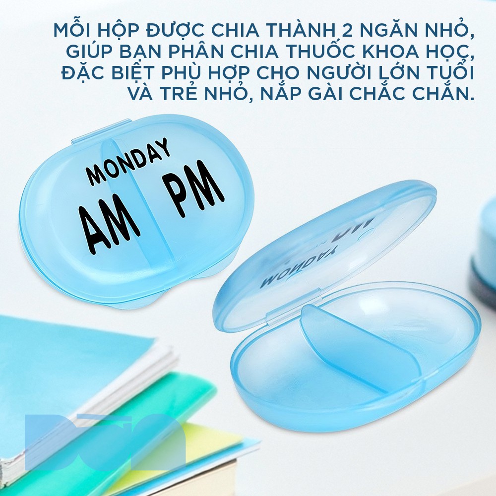 Hộp chia thuốc 7 ngày, loại tròn Tashuan - TS5111