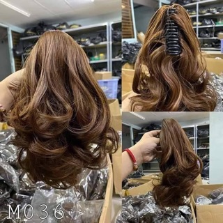 Tóc giả ngoặt xoăn ngắn 25cm