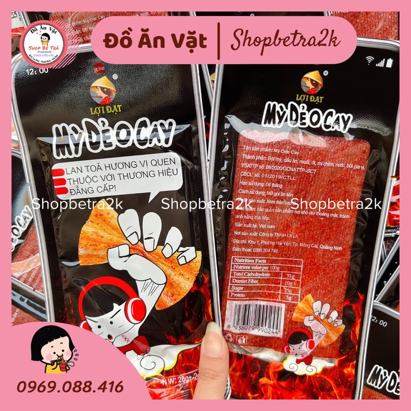 Snack mỳ dẻo cay cay