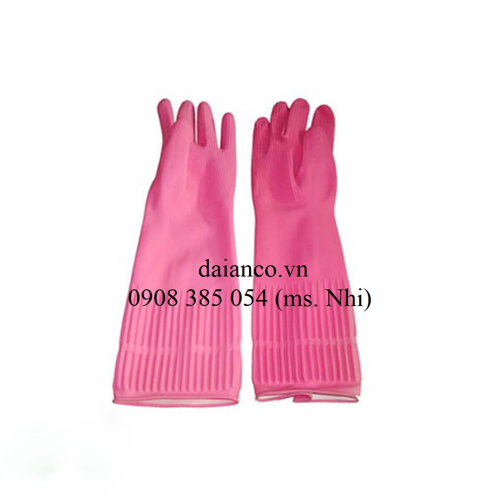 Găng tay cao su chống hóa chất Hàn Quốc- Đủ size, hình thật, hàng sẵn