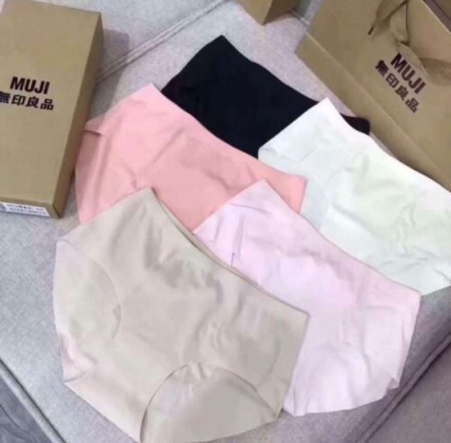 [Mã WASTUP24 giảm 10K đơn 50K] (GIÁ HUỶ DIỆT)Hộp 5c quần lót Muji nhật đẹp không viền | BigBuy360 - bigbuy360.vn