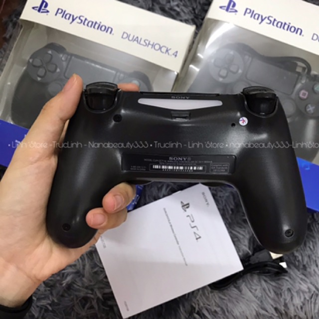 [COMBO SỈ 10] TAY CẦM CHƠI GAME DUALSHOCK4 fullbox NEW ( đen)