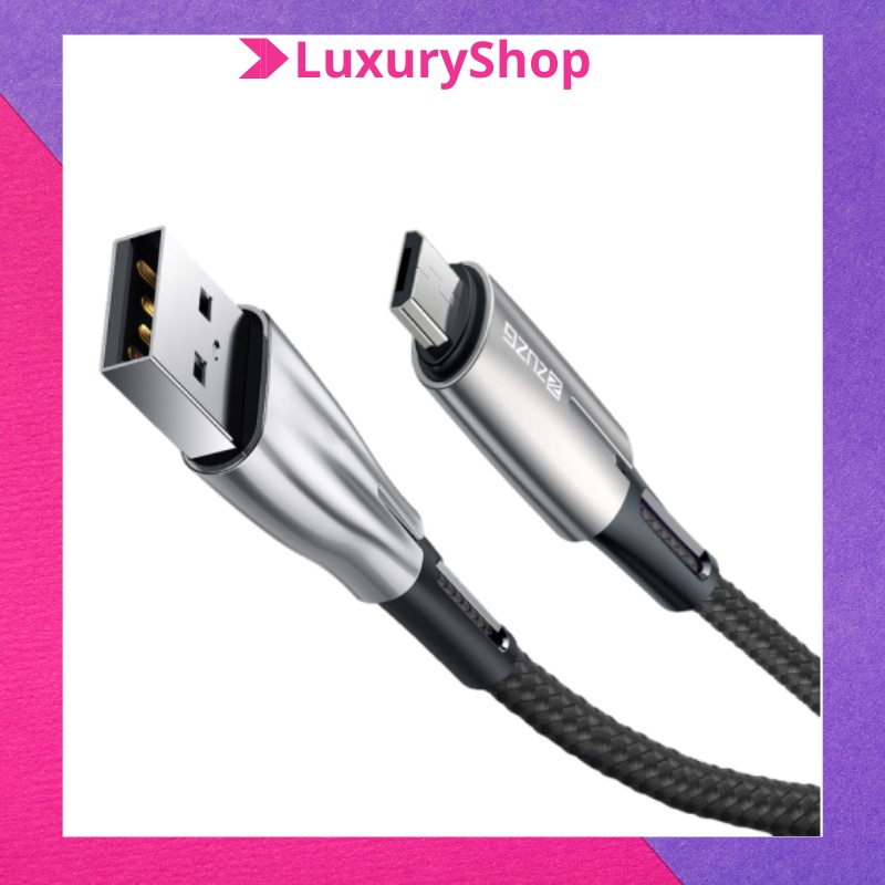 Cáp sạc nhanh dây sạc cho điện thoại iphone samsung oppo type c micro ZUZG FG01- DSFG
