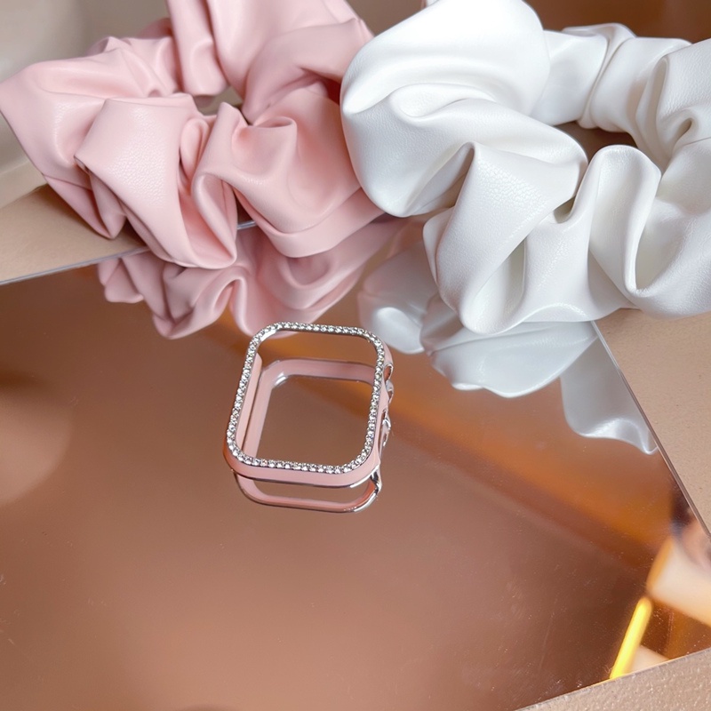 Ốp bảo vệ đồng hồ Apple Watch Series 6 SE 5 4 3 2 iWatch 40mm 44mm Apple Watch Diamond Case