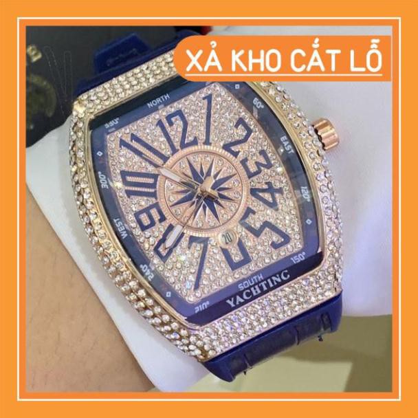 Đồng hồ nam FML 42mm - Full Đá sang trọng, tặng hộp và bảo hành 12 tháng+pin dự phòng