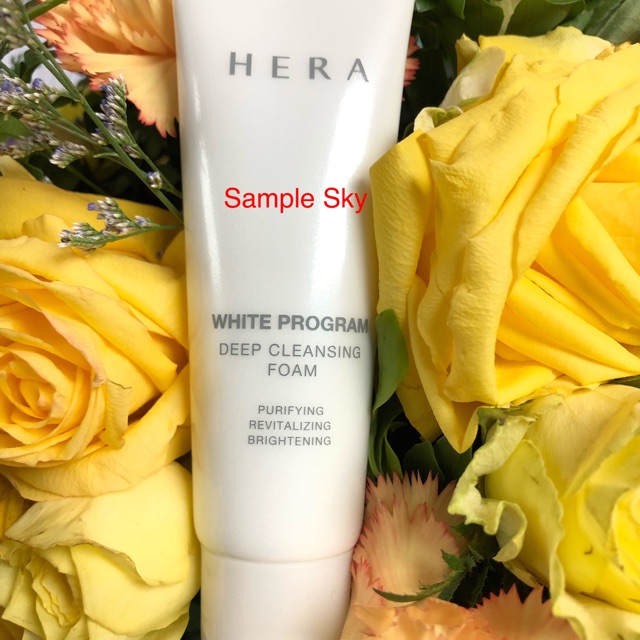 Sữa rửa mặt trắng da - Hera White Program Deep Cleansing Foam 50ml