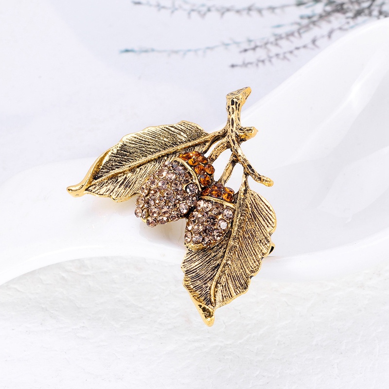 Ghim Cài Áo Hình Cành Cây Bằng Nhựa Phong Cách Vintage Mới