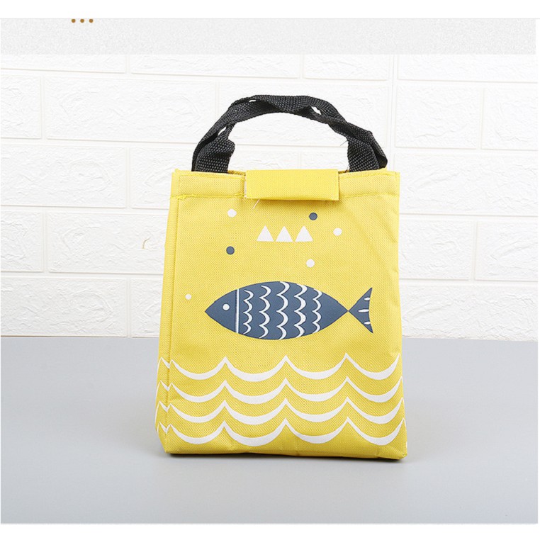 【BAG-FISH】Túi đựng cơm giữ nhiệt Bento Nhật Bản, túi cơm văn phòng hình con cá | BigBuy360 - bigbuy360.vn