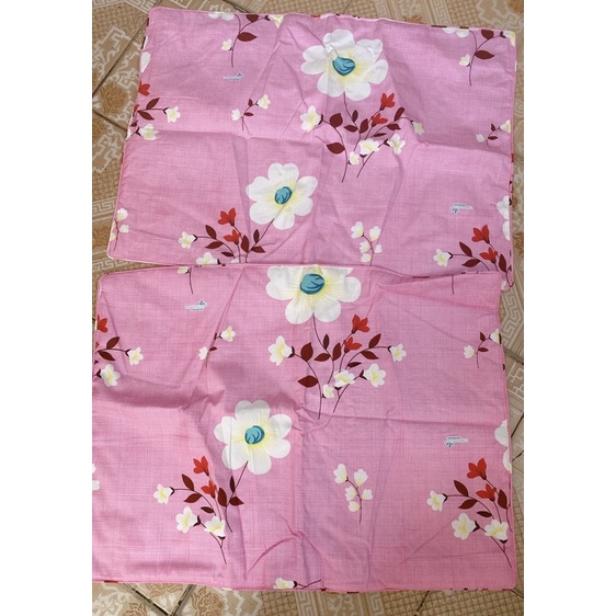 CẶP VỎ ÁO NẰM COTTON THẮNG LỢI size 50x70cm có lót (nhiều mẫu)