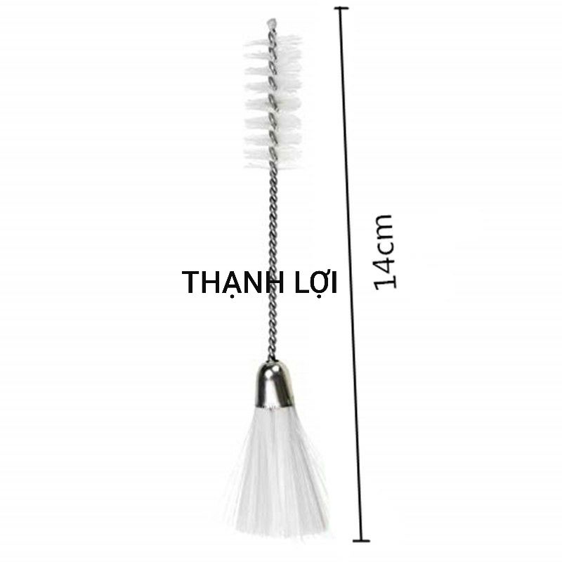 Cọ Vệ Sinh Máy May và Máy Vắt Sổ 2 Đầu