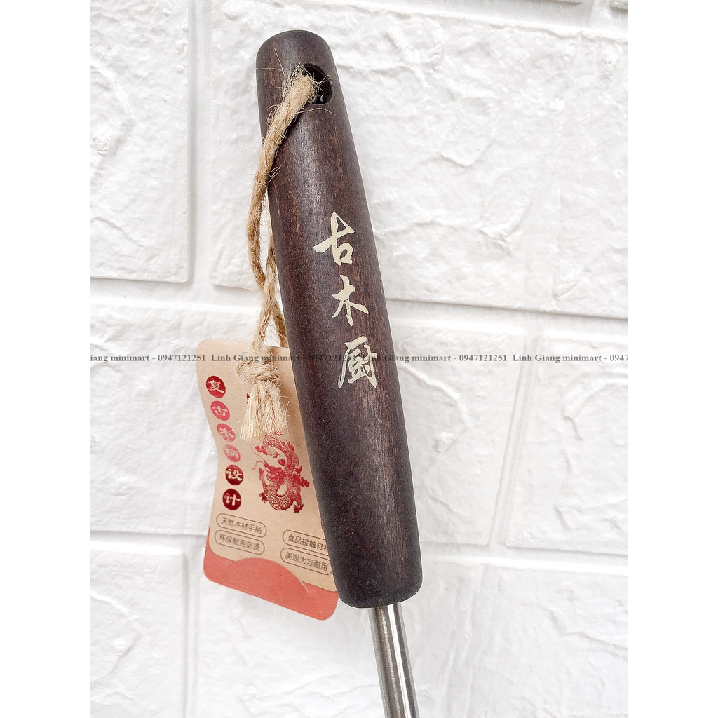Muôi hớt bọt, dầu thừa, váng mỡ thức ăn Lưới đan mau và dày dặn Inox 304 chịu nhiêt, an toàn sức khỏe