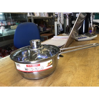 Xoong/ nồi quánh bột inox 3 đáy size 16 cm home mart