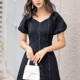 Đầm dự tiệc tay phồng đẹp tinh tế
