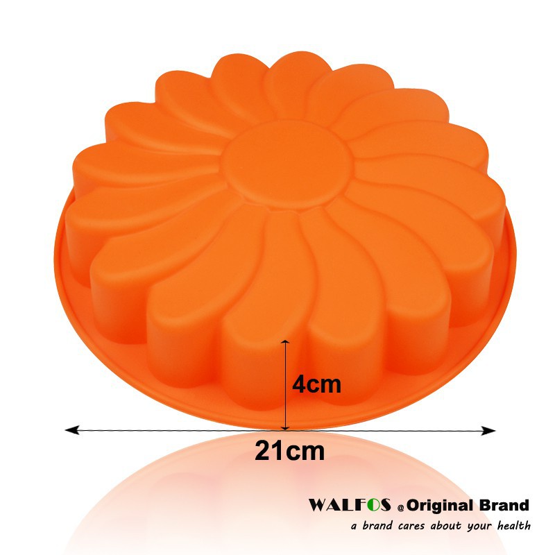 Khuôn làm bánh silicone hình hoa Walfos