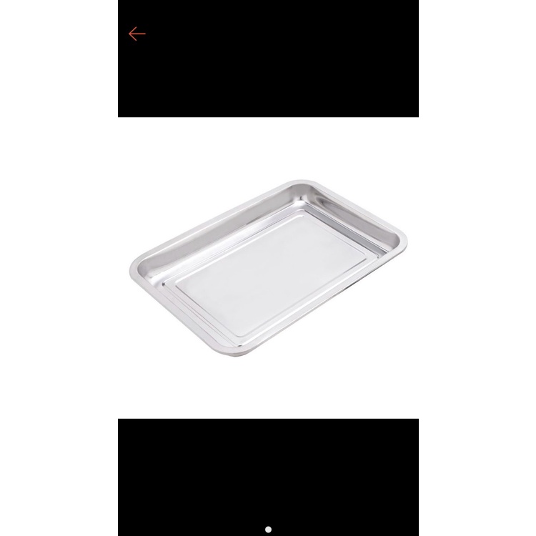 Khay Inox Cạn, Sâu  Dầy 0.7 ly