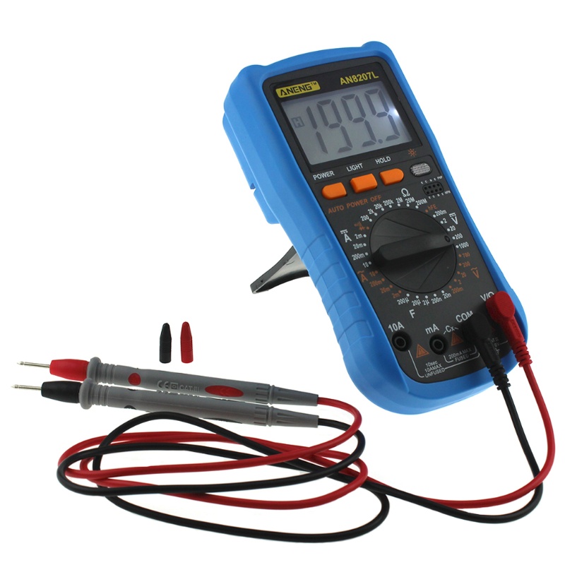 Đồng Hồ Vạn Năng Kỹ Thuật Số Whi AN8207L Đếm 2000 Số AC / Cho Dòng Điện DC