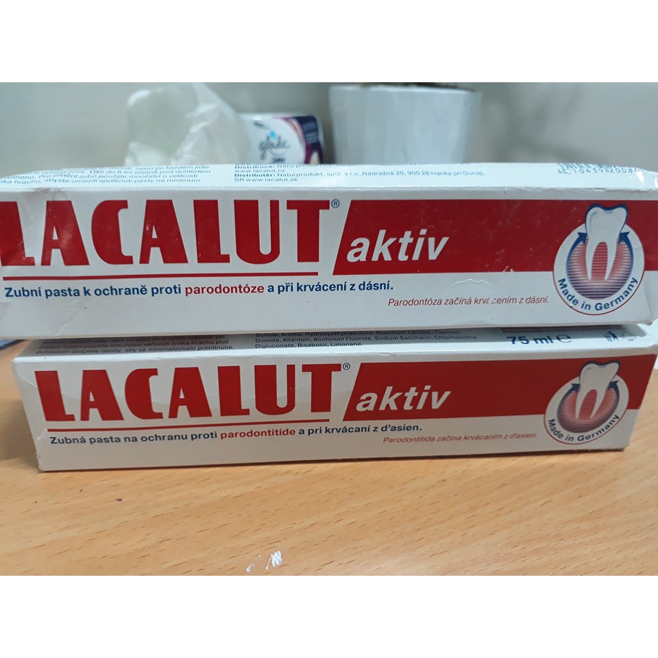 Kem đánh răng LACALUT AKTIV-xách tay Đức