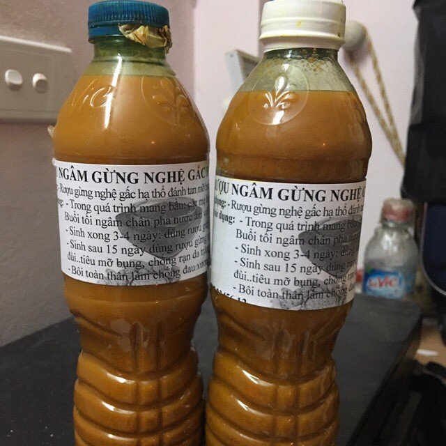 Cốt Gừng Nghệ Hạ Thổ 3 Tháng 10 Ngày chai 500ml