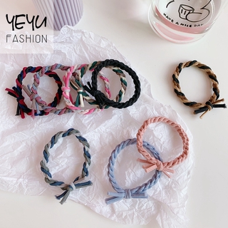 Dây Buộc Tóc Dạng Xoắn Co Dãn Xinh Xắn Cho Nữ