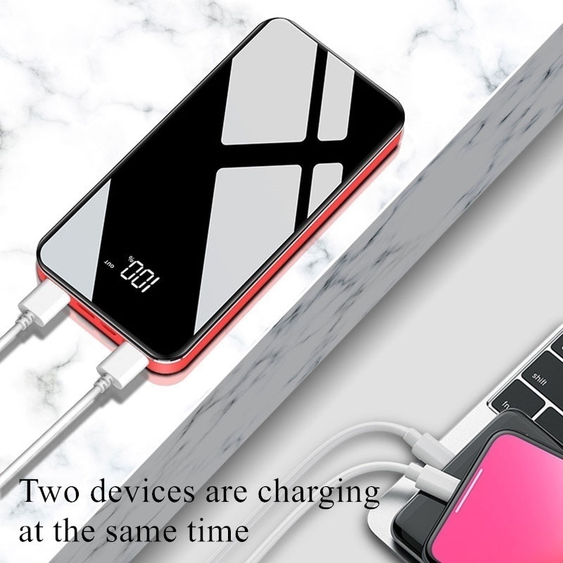 Sạc dự phòng 30000mah ​Không thấm nước Sạc Dự Phòng Không Dây sạc nhanh một chiều |LuxuryShop