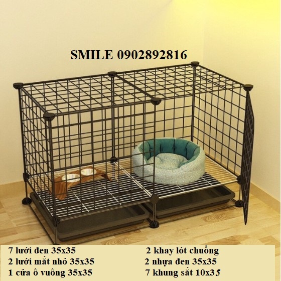 [TẶNG KHAY VỆ SINH] COMBO CHUỒNG, LỒNG,NHÀ BẰNG LƯỚI THÉP CHO CHÓ MÈO PET THÚ CƯNG ĐA NĂNG