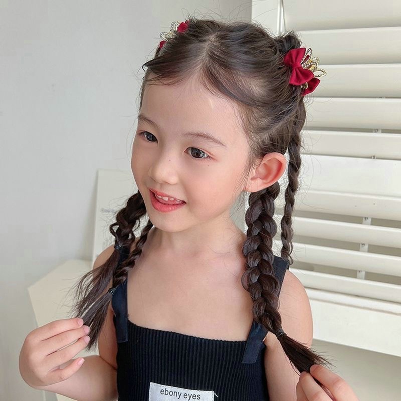 Kẹp TóC HìNh Nơ Tai Thỏ ĐíNh Kim Cương Giả ThờI Trang Cho Nữ