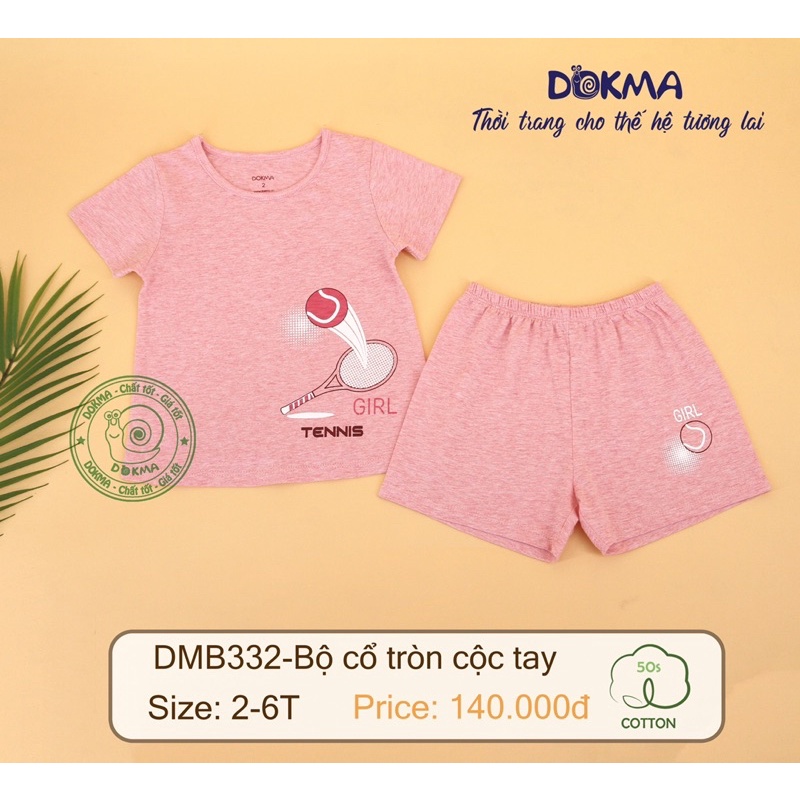 Bộ cotton xước Dokma mềm, mát