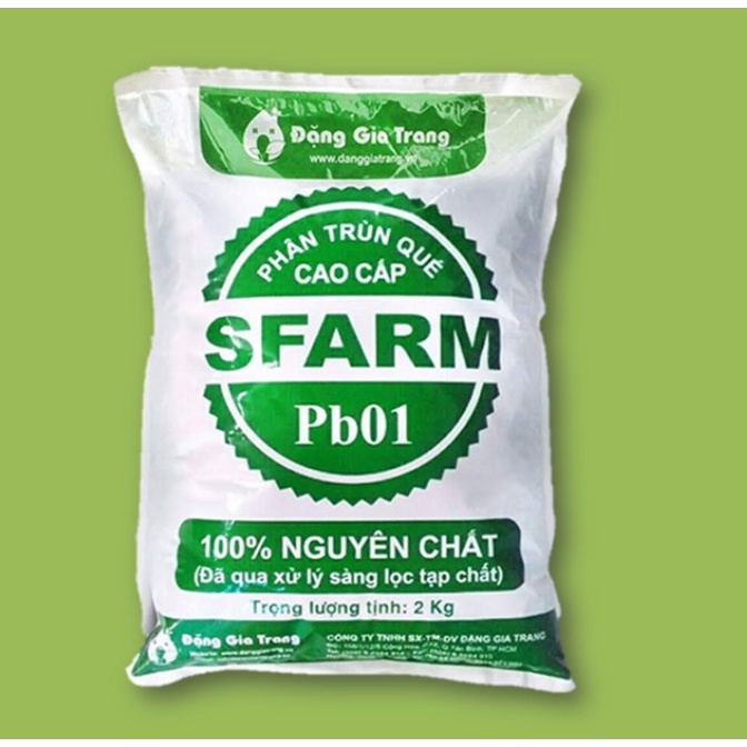 Phân trùn quế đặng gia trang gói 5kg, gói 2kg