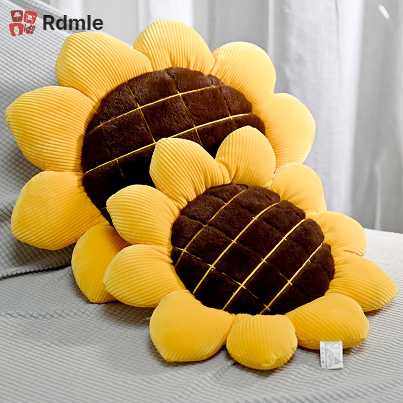 Gối Mềm Hình Hoa Hướng Dương Sáng Tạo Đa Năng Trang Trí Phòng Khách/Phòng Ngủ