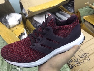 Giày Sneaker Ultra Boost đỏ mận(  có sẵn)