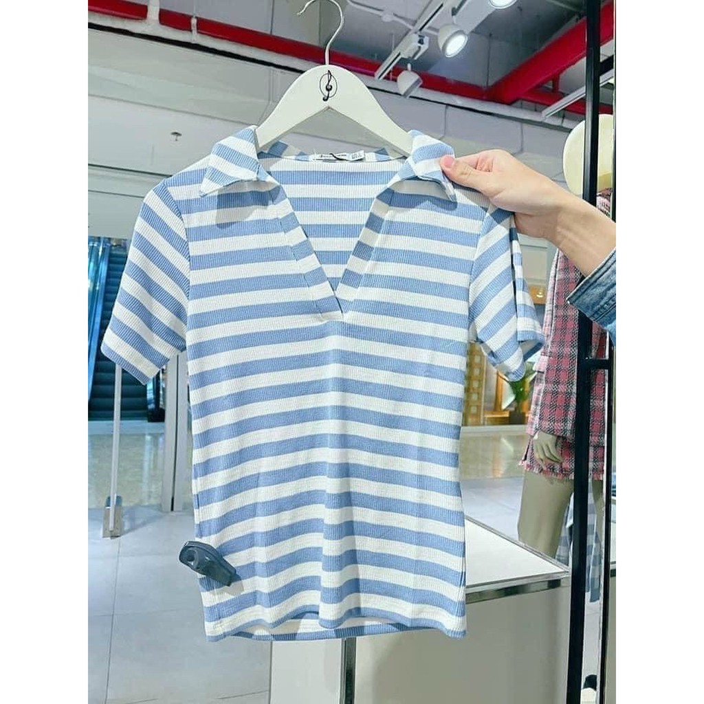 Áo Polo Cổ V STRADIVARIUS | BigBuy360 - bigbuy360.vn